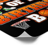 バスケットボール誕生日選手ファミリーのギギ ポスター (角)