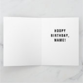 バスケットボール誕生日 おもしろい カード (内部)