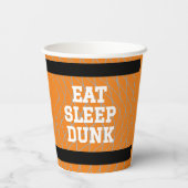 バスケットボール誕生日 紙コップ (裏面)