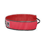 バスケットボール赤黒アウトライン大学スポーツチーム アスレチックヘッドバンド (右)