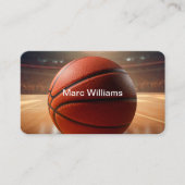 バスケットボール連絡テーマ名刺 名刺 (正面)