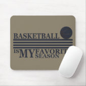 バスケットボール遊は私のシーズンお気に入りのだ マウスパッド (マウス)