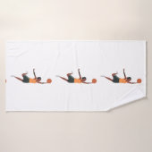 バスケットボール遊選手はバスタオル バスタオル (バスタオル)