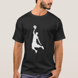 バスケットボール選手おもしろいダンクスポーツチームゲームファン Tシャツ