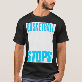 バスケットボール選手がプレーストップヤーGiに決して Tシャツ