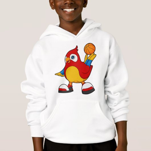 バスケットボール選手としてオウム (正面)