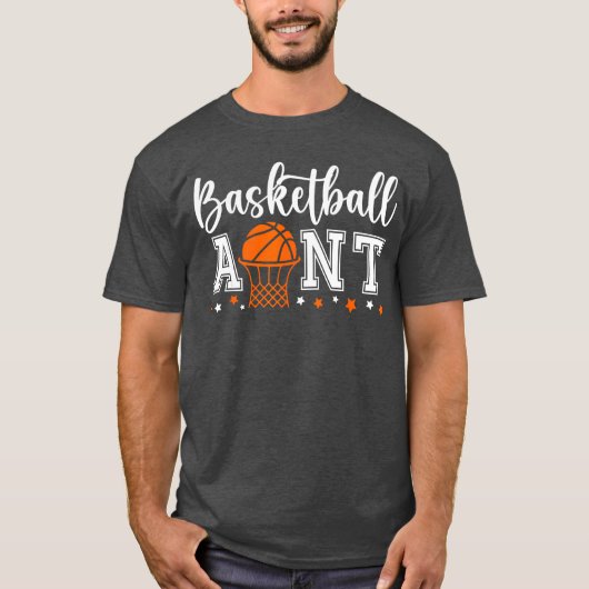 バスケットボール選手のおば Tシャツ (正面)