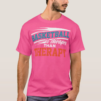 バスケットボール選手のためのギフト選手コーチバスケットボールテラ Tシャツ