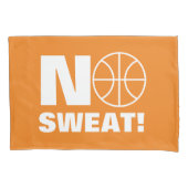 バスケットボール選手のための汗スポーツ枕ケースなし 枕カバー (正面)