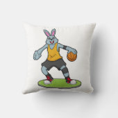 バスケットボール選手のウサギ クッション (裏面)