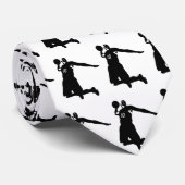 バスケットボール選手のシルエット ネクタイ (ロール)