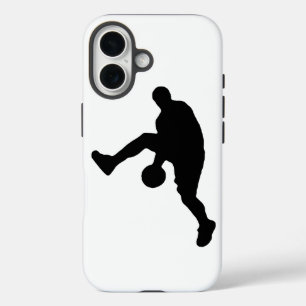 バスケットボール選手のシルエット iPhone 16ケース