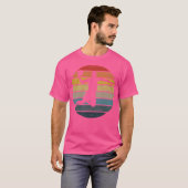 バスケットボール選手のシルエット Tシャツ (正面フル)