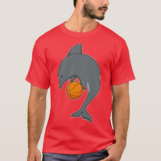 バスケットボール選手のドルフィン Tシャツ