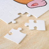 バスケットボール選手のハムスター ジグソーパズル (側面)