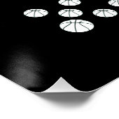バスケットボール選手のバスケットボール・スポーツ ポスター (コーナー)