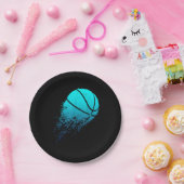 バスケットボール選手のボールファンボールボールスポーツ ペーパープレート (パーティー)