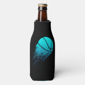 バスケットボール選手のボールファンボールボールスポーツ ボトルクーラー (ボトル正面)