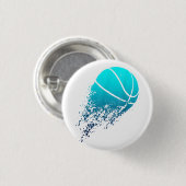 バスケットボール選手のボールファンボールボールスポーツ 缶バッジ (正面&裏面)