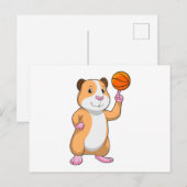 バスケットボール選手のモル.pn ポストカード (正面/裏面)