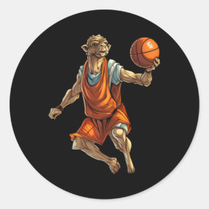 バスケットボール選手のラクダ ラウンドシール