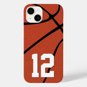 バスケットボール選手の番号またはイニシャルカスタムスポーツ Case-Mate iPhone 14ケース