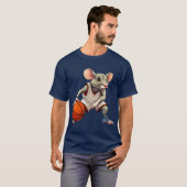 バスケットボール選手のTシャツ Tシャツ (正面フル)