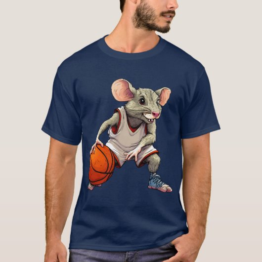 バスケットボール選手のTシャツ Tシャツ (正面)