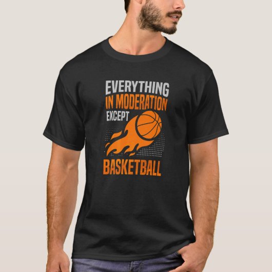 バスケットボール選手を除く節度の全て Tシャツ (正面)