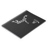 バスケットボール選手アスリートダンクアートスポーツマン ノートブック (左側)