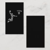 バスケットボール選手アスリートダンクアートスポーツマン 名刺 (正面/裏面)