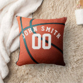 バスケットボール選手カスタマイズのレトロヴィンテージ クッション (ブランケット)