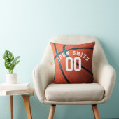 バスケットボール選手カスタマイズのレトロヴィンテージ クッション (椅子)
