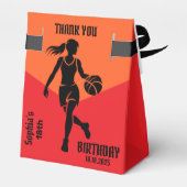 バスケットボール選手ガールバスケットボール女子チーム フェイバーボックス (裏面サイド)