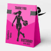 バスケットボール選手ガールバスケットボール女子チーム フェイバーボックス (裏面サイド)