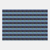 バスケットボール選手クリスマスツリー ラッピングペーパーシート (正面)