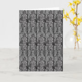 バスケットボール選手グラフィックスポーツ誕生日カード カード (黄色い花)