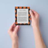 バスケットボール選手スポーツボールエレガントブラックグリッター チラシ (手)