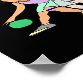 バスケットボール選手トップ ポスター (角)