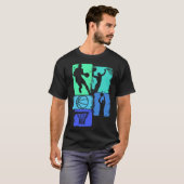 バスケットボール選手ボーイズ少年キッズメン(2) Tシャツ (正面フル)