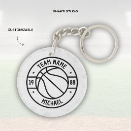 バスケットボール選手兄弟選手のボールゲームアクリル キーホルダー