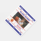 バスケットボール選手入学許可証卒業証書 スタンダードランチョンナプキン (角)