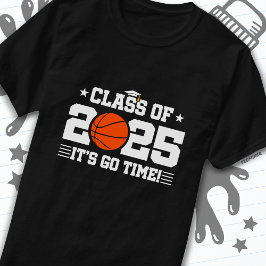 バスケットボール選手2025年上級卒業クラス Tシャツ