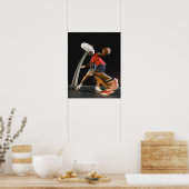 バスケットボール選手2 ポスター (キッチン)