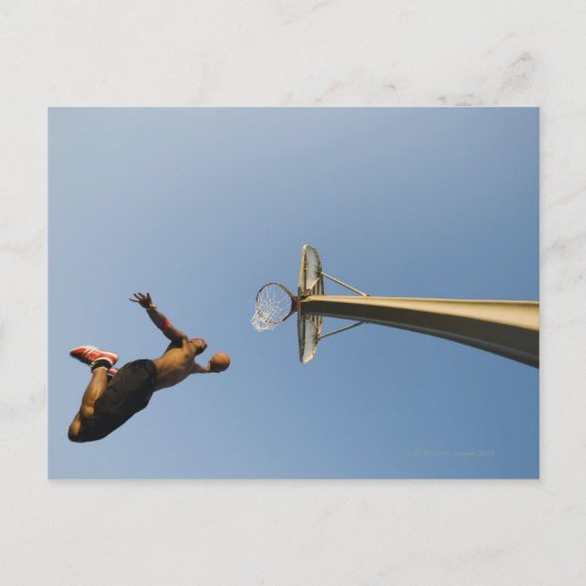 バスケットボール選手2 ポストカード (正面)