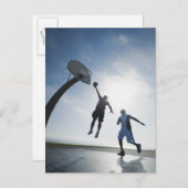 バスケットボール選手5 ポストカード (正面/裏面)