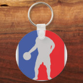 バスケットボール選手 キーホルダー (正面)