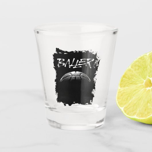 バスケットボール選手 ショットグラス (正面)