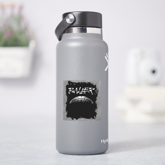 バスケットボール選手 シール (HydroFlask)