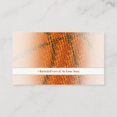 バスケットボール選手 |スポーツコーチ 名刺 (裏面)